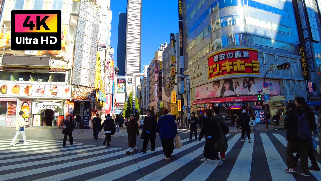 【4K】新宿駅から新大久保駅まで散歩 (Dec. 2025) | Walking from Shinjuku Station to Shin-Okubo Station.