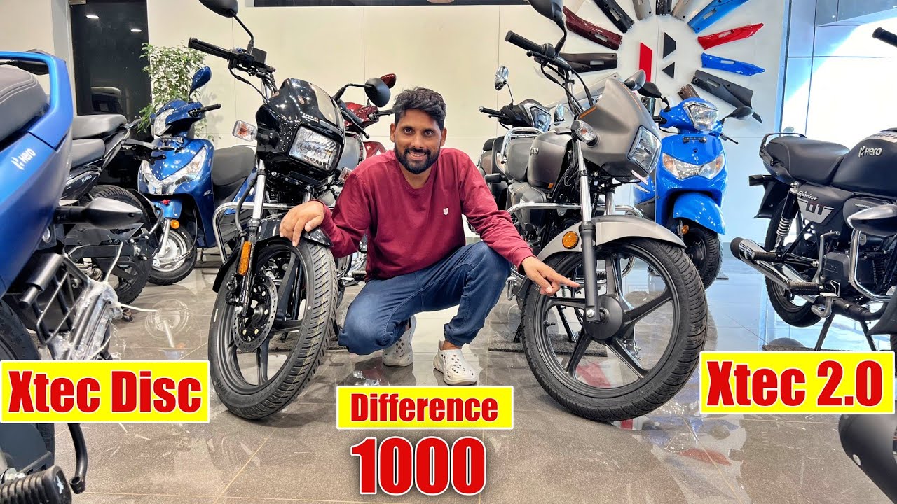 Hero Splendor + Xtec 2 0 VS Hero Splendor Xtec Disc Which Is best