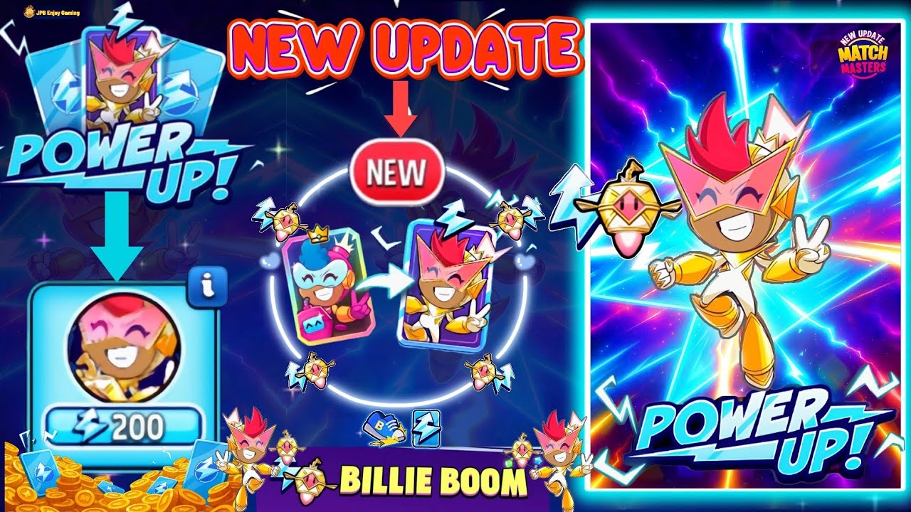 NEW UPDATE!~Billie Boom POWER-UP~ PLAY X5 Booster Rumble PARTY 🥳