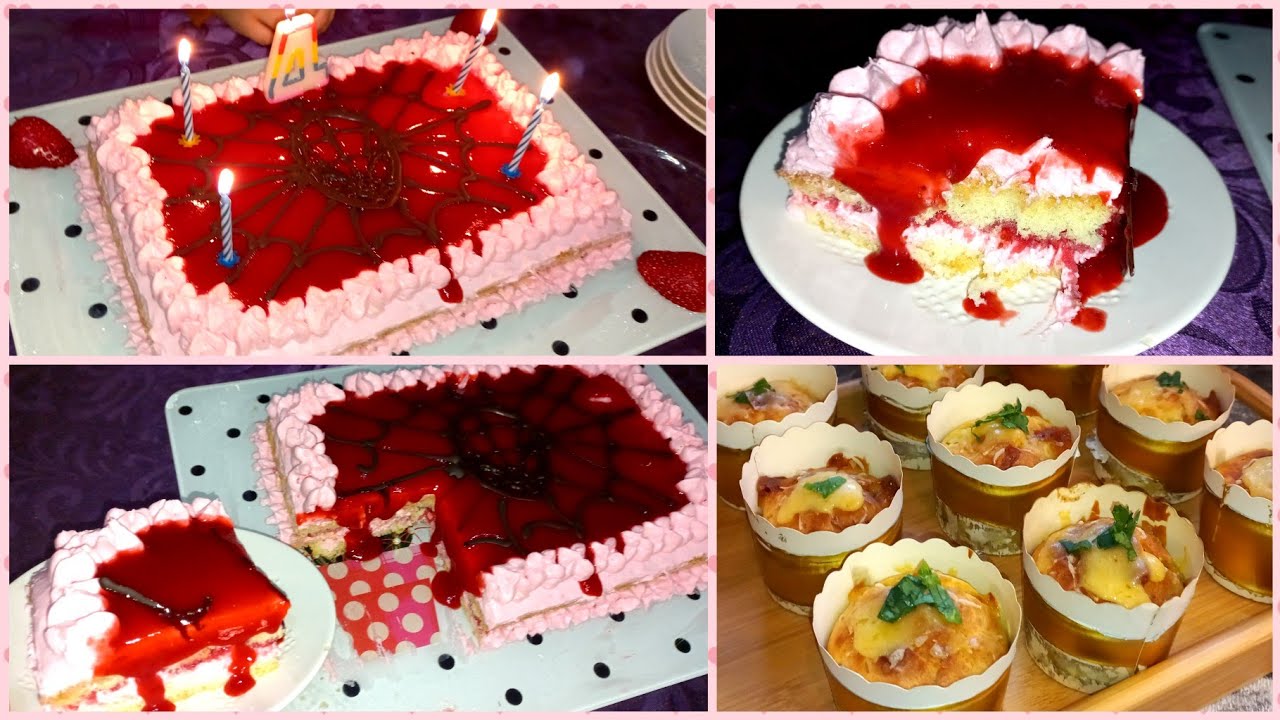 هاذا وقت الفريز🍓فرحي وليداتك بهاذ الحلوة المدهشة😋ولدي بغا سبايدرمان وأنا فرحتوا بلي كان😁جات تهببل👌