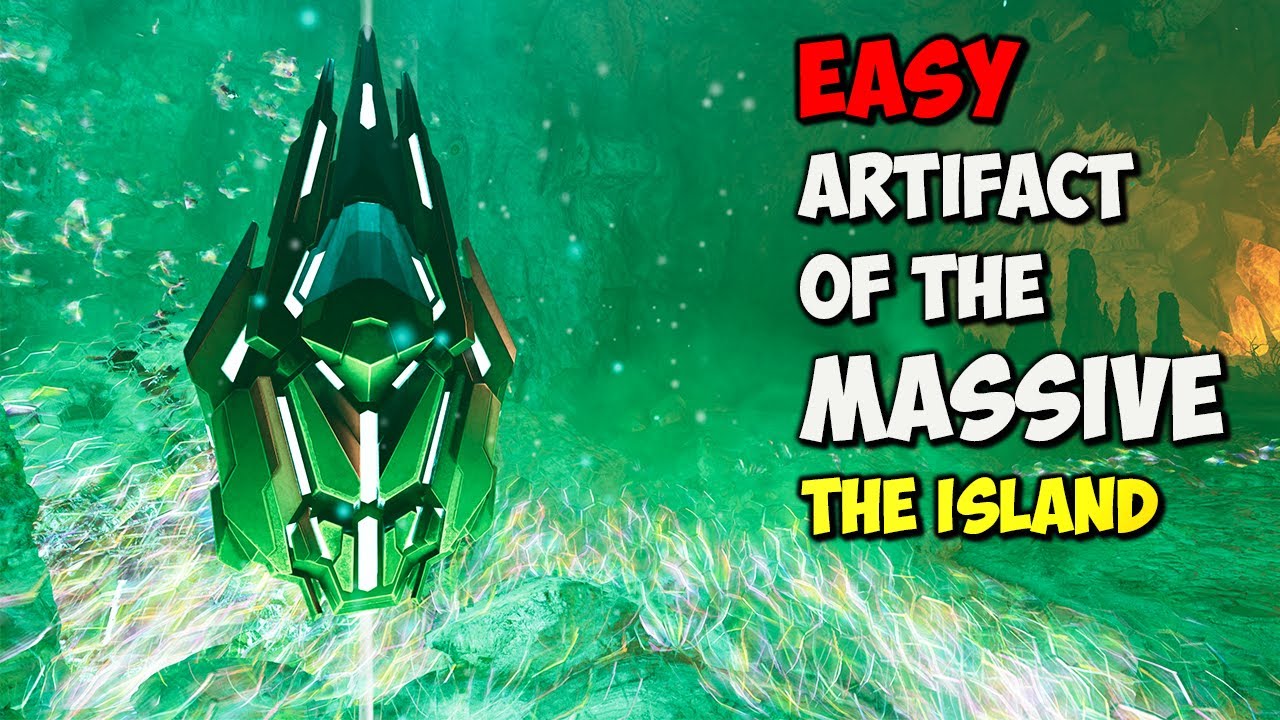(ОБНОВЛЕНО) Как получить артефакт MASSIVE в игре Ark Survival ASCENDED на острове