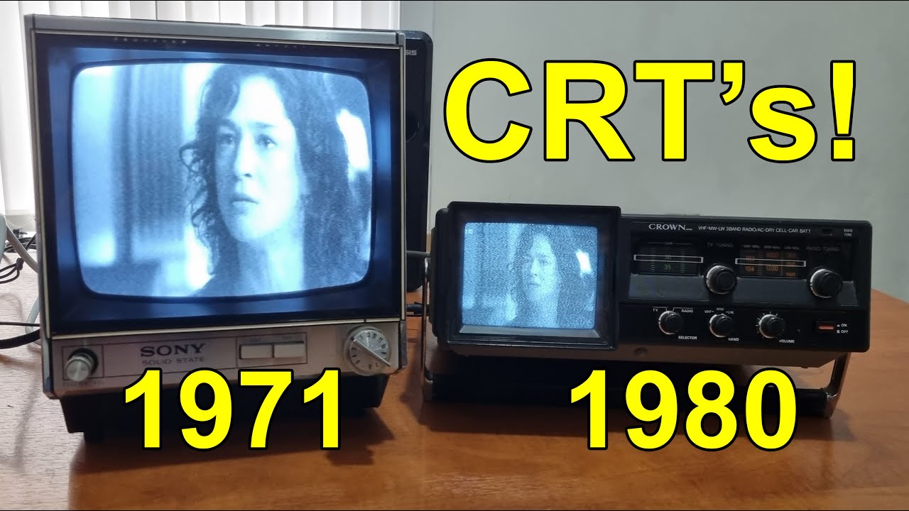 1971 & 1980 CRT TVs working with modern devices