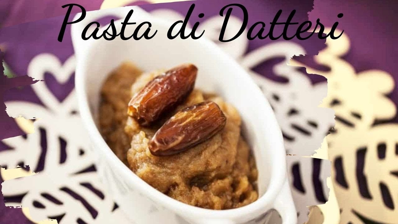 Pasta di Datteri (Dolcificante Naturale) - Ricetta facile e veloce