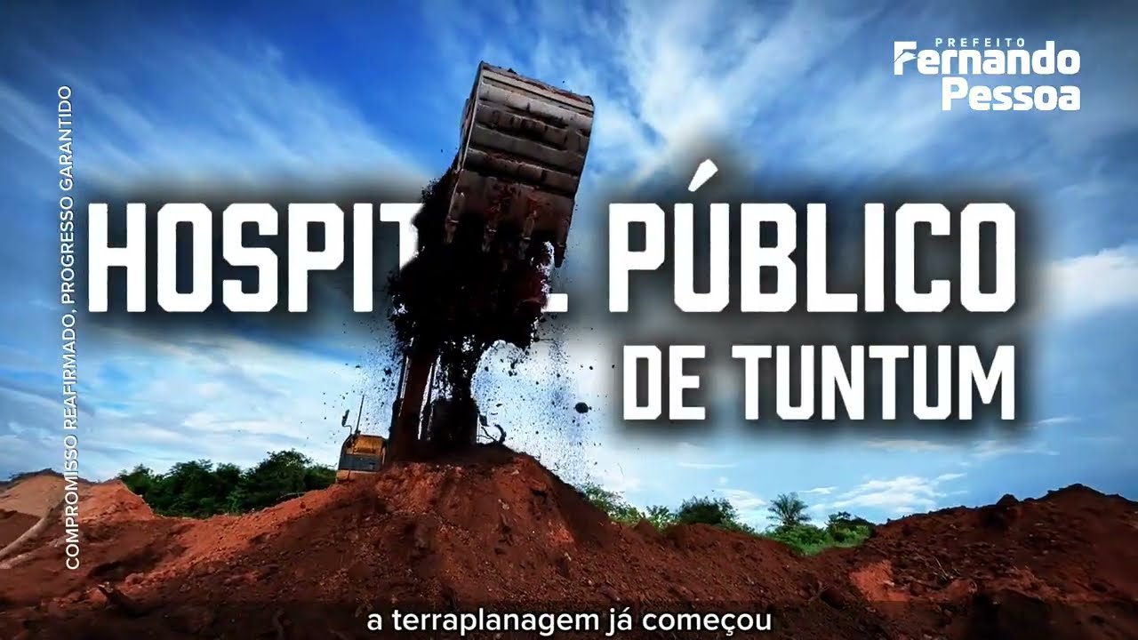 Momento Histórico em Tuntum Contrução do Hopital Municipal e 150 casas Populares, é Tuntum avançando