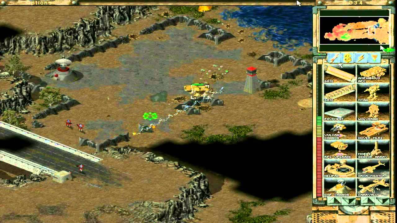 Command & Conquer Tiberian Sun Hard - GDI - 16: Destroy Prototype Facility (North) 1/1