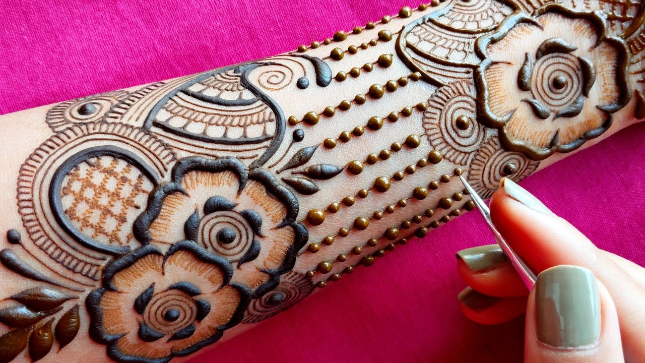 New Stylish Bangle Mehndi Design || Full Hand Arabic Bangle Mehndi Design || Full Hand Mehndi Design