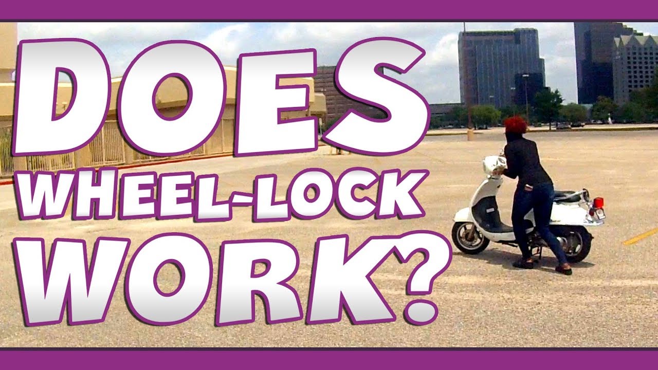 Scooter Theft: Does Locking The  Wheel Really Work?