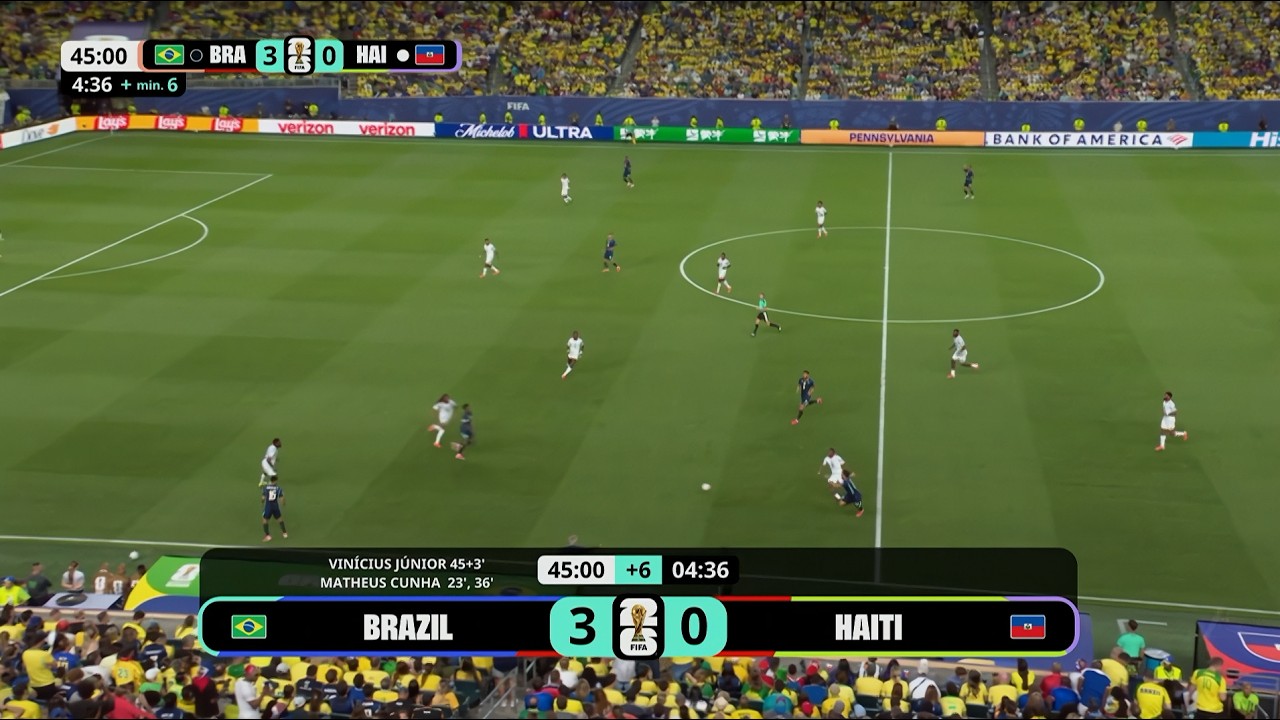 Brazil vs Haiti | World Cup 2026 Match Simulation | eFootball PES 21 Gameplay