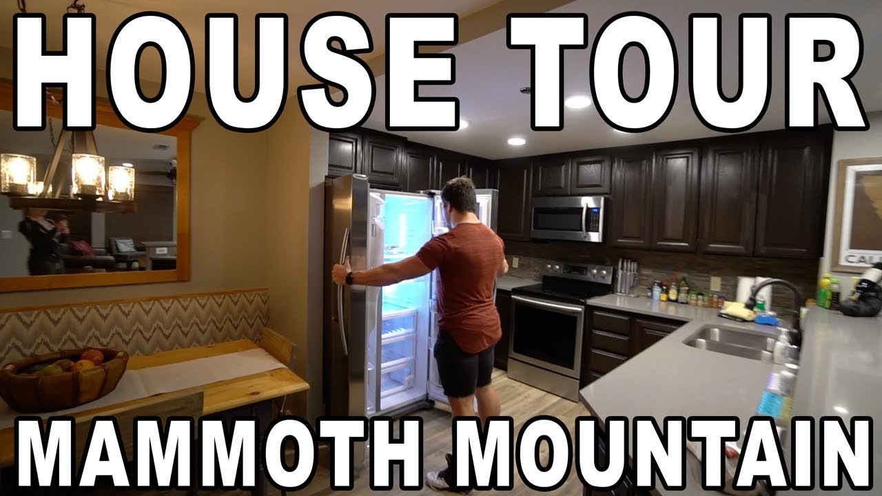 House tour. Luxusn&iacute; apartm&aacute;n na hor&aacute;ch v Californii. Mammoth mountain