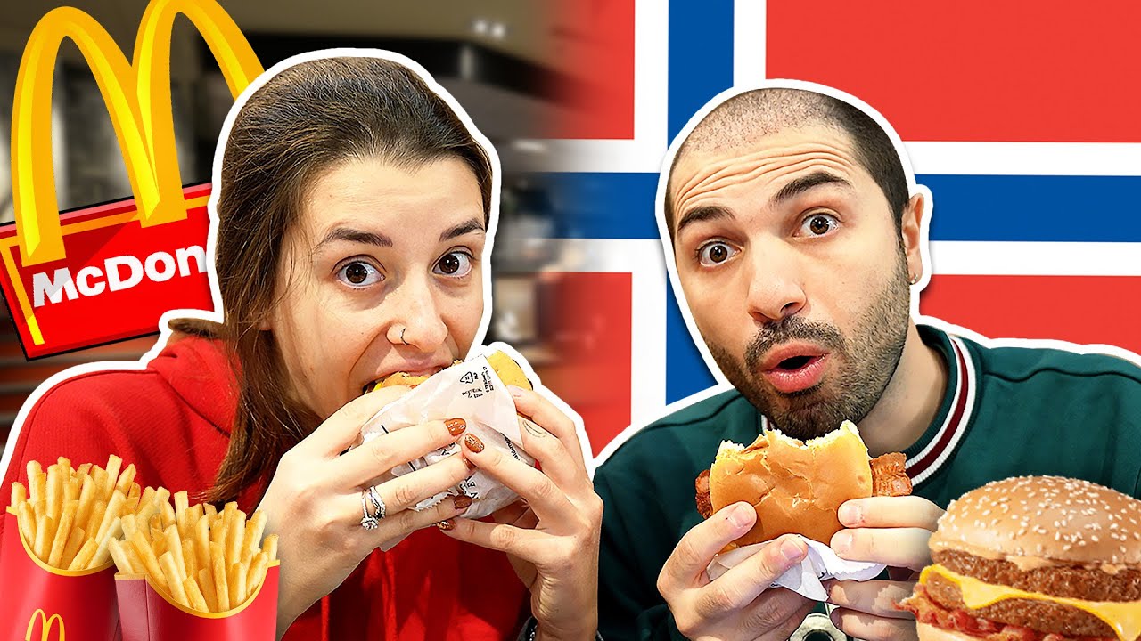 PROVIAMO il McDonald's in NORVEGIA! 🍔 È BUONO? 🇳🇴