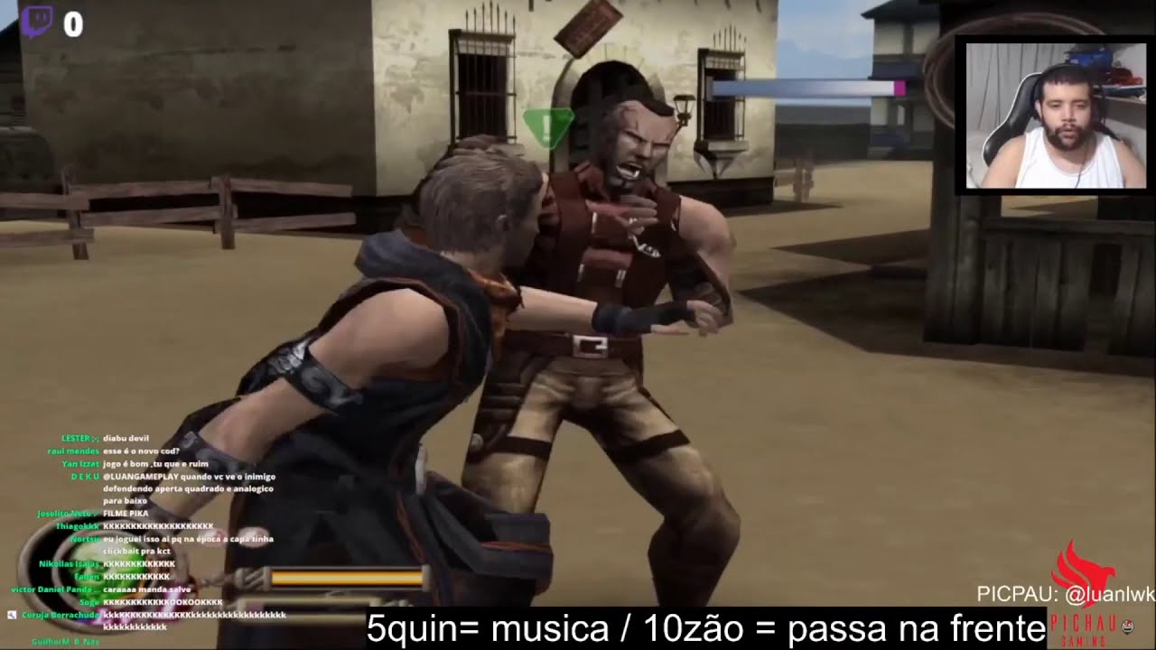 Luan Gameplay Live Jogando God Hand