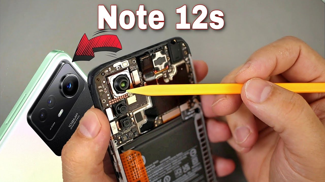 سر خطير فى شاشة ريدمى نوت 12 اس Redmi Note 12s durability test & teardown