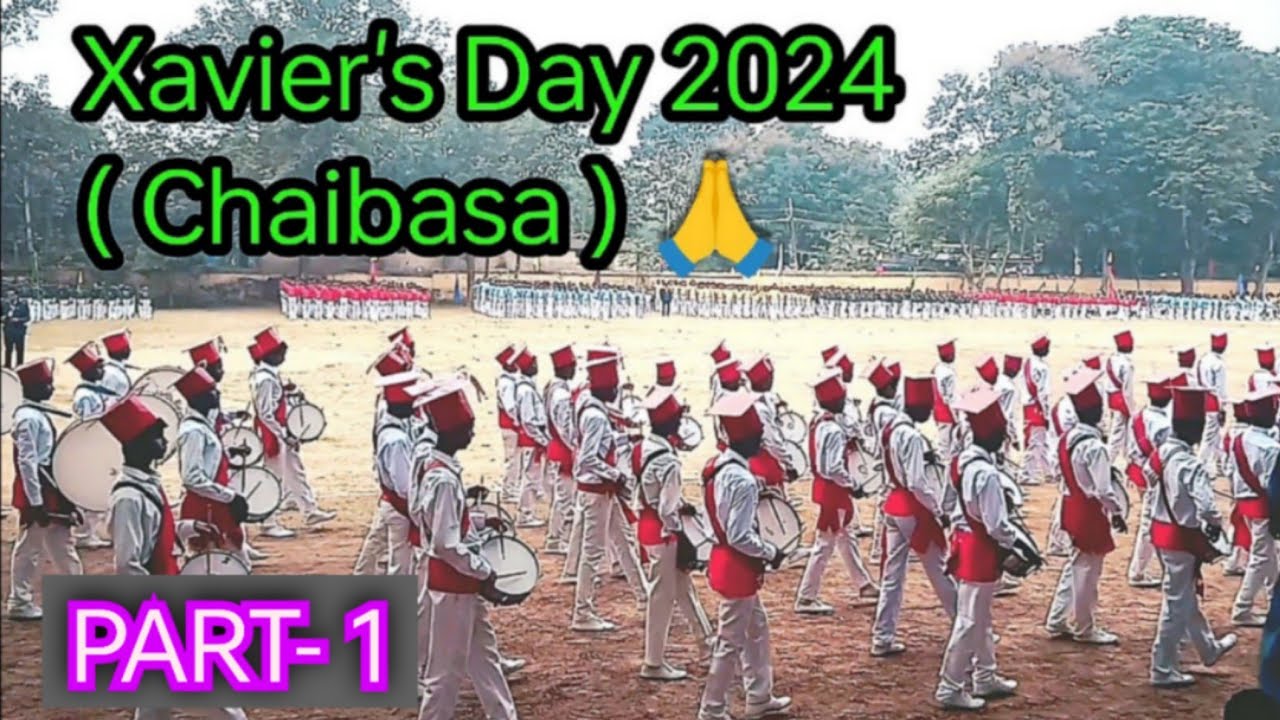 (PART- 1) St. Xavier Boys School In Xavier's Day 2024💫❤️ ( CHAIBASA ) | S.t Xavier's Sports Day 2024