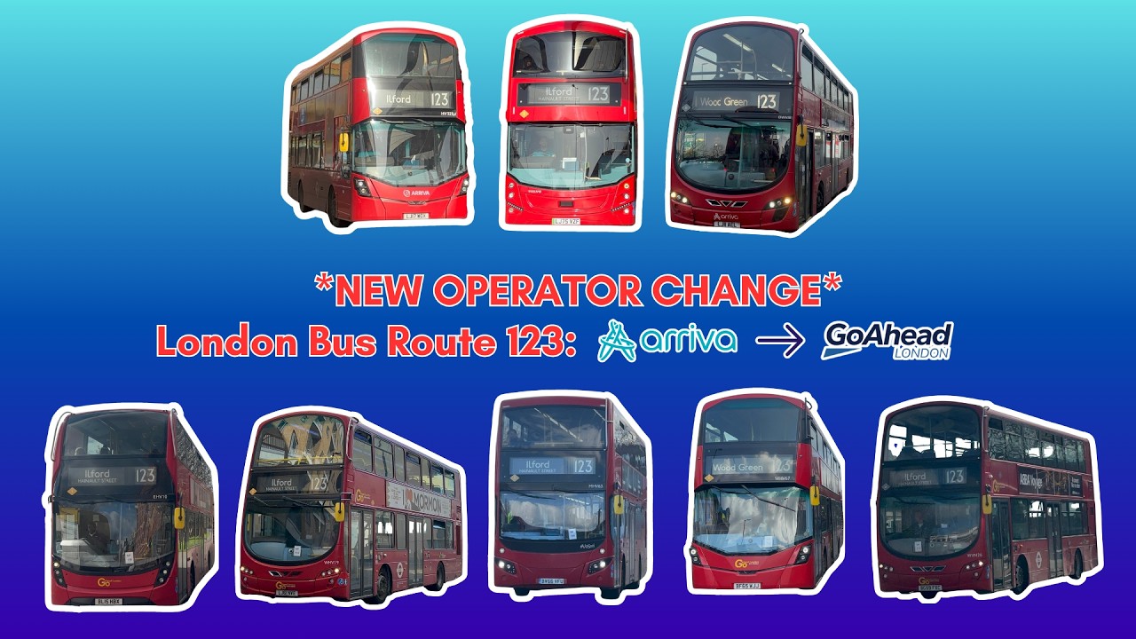 *NEW OPERATOR CHANGE* London Bus Route 123 → (GoAhead London - Arriva London (loss))