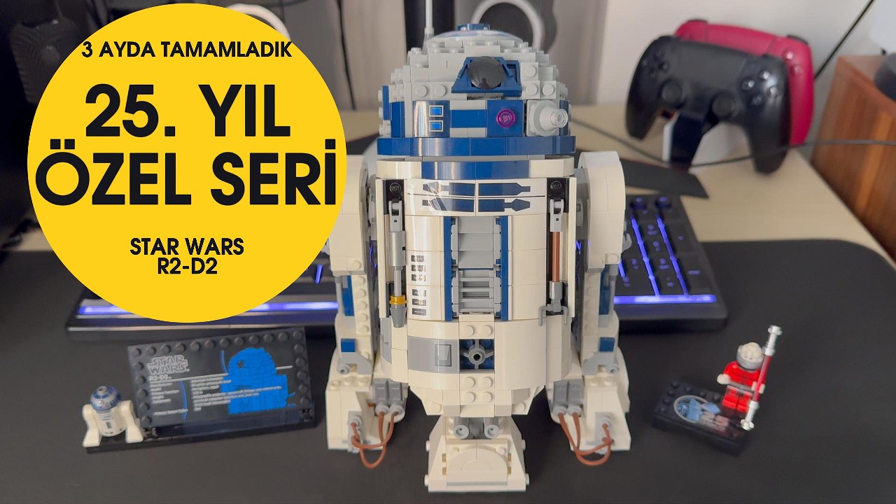 3 Ayda Tamamladık! LEGO Star Wars R2-D2 | 25. Yıl Özel Seri ( #75379 ) #lego #starwars #r2d2