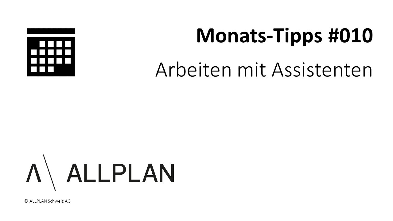 #010 ALLPLAN Monats-Tipps 