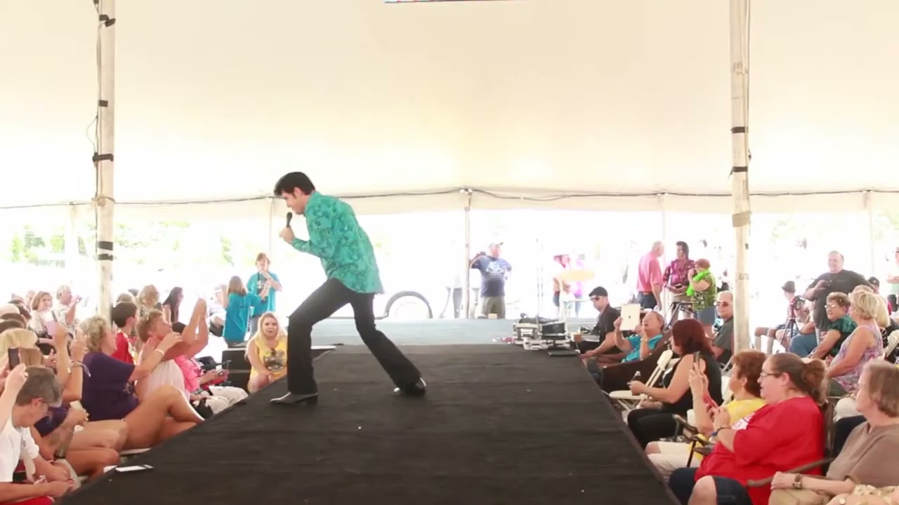 Austin Irby sings 'Devil In Disguise' Elvis Week 2015