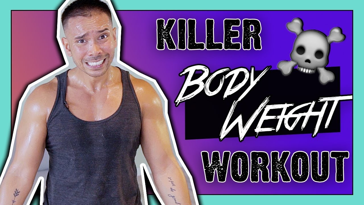 10-Minute KILLER Bodyweight Blast Workout :: No Gym Full Body Workout, At Home Bodyweight Workout