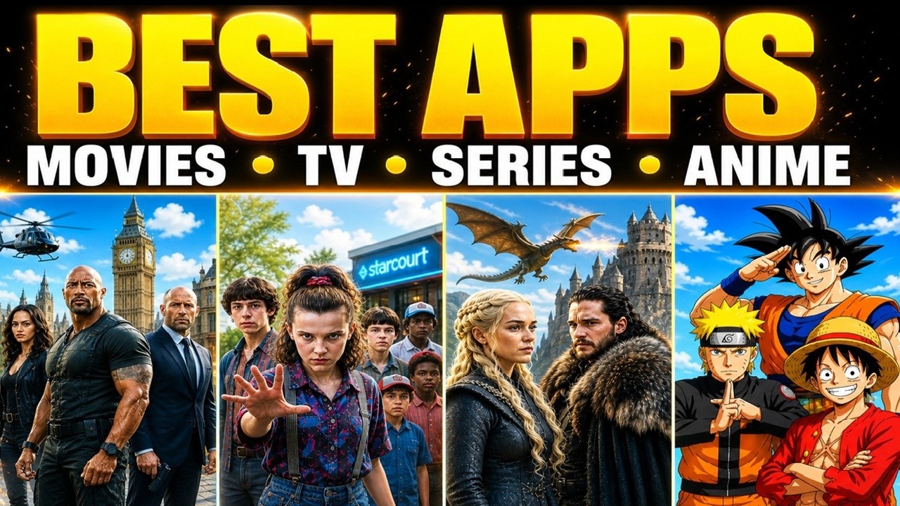 TOP 6 Best FREE & Legal Apps to Watch Movies, Anime & TV Series in 2026 (PC & Phone) | Official Apps