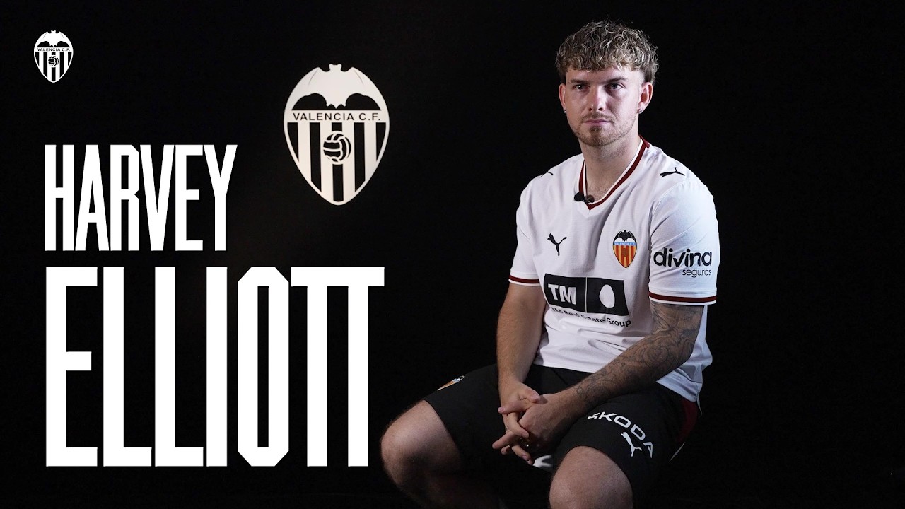 HARVEY ELLIOTT GIVES HIS FIRST WORDS AS A VALENCIA CF PLAYER