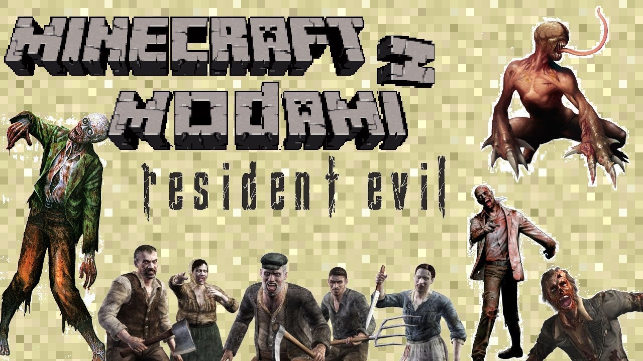 Minecraft z Modami #53 - Resident Evil Mod - MegaUltraZombie w minecrafcie!