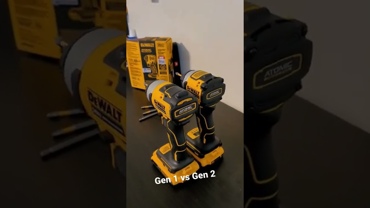 DeWalt Atomic Impact Driver Gen 1 vs Gen 2