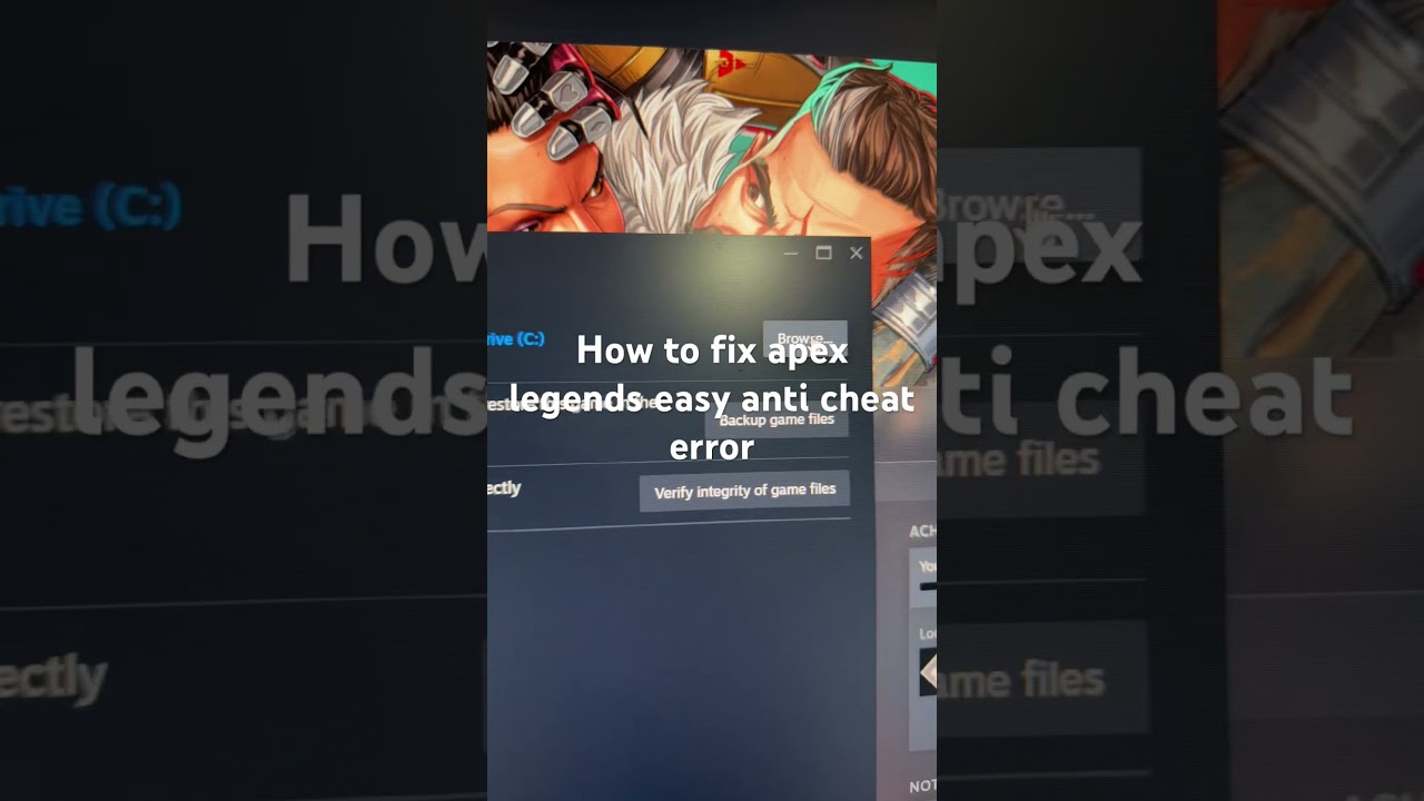 How to fix apex legends easy anti cheat error