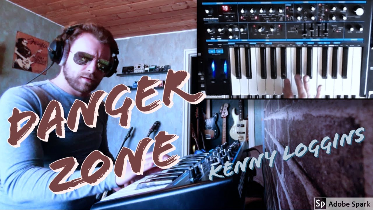 Kenny Loggins - Danger zone (synth bass cover)