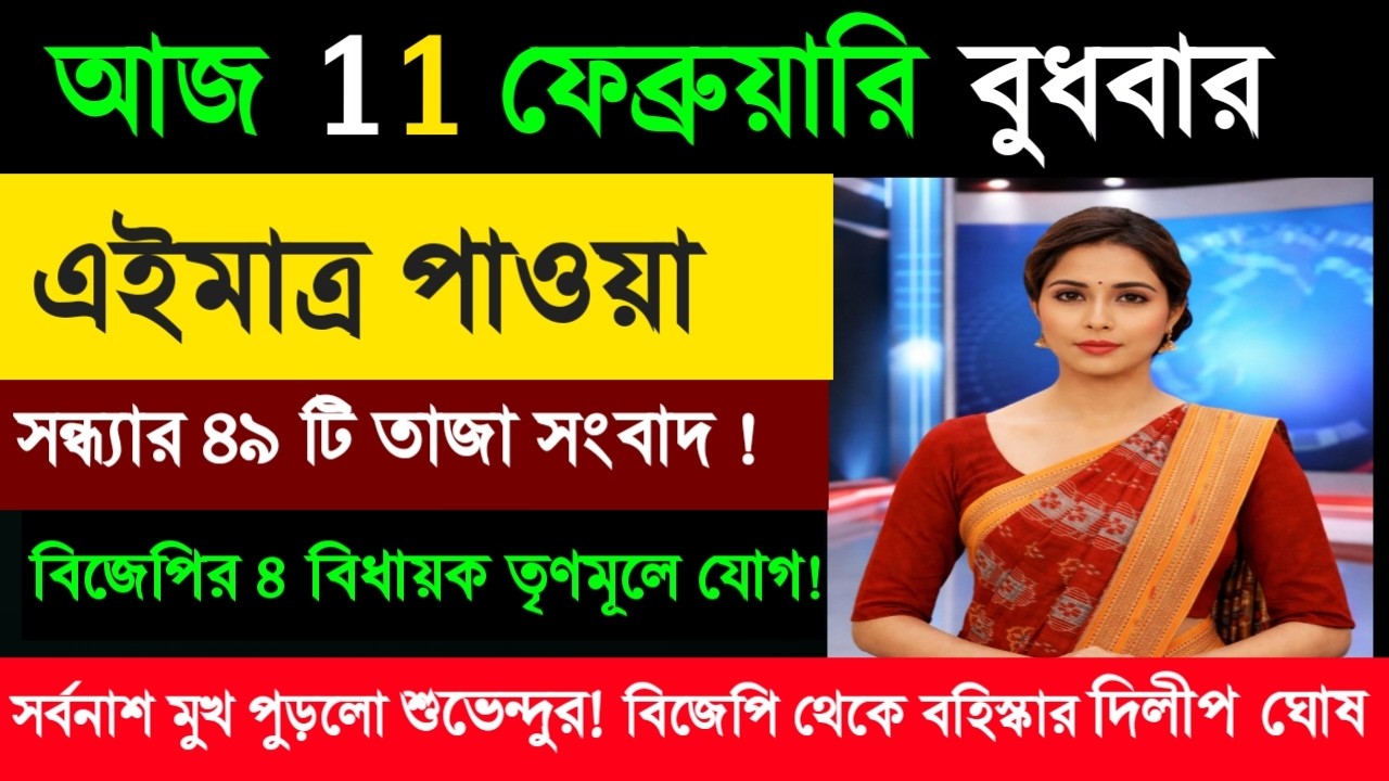 10 February 2026 Akashvani Live news | আকাশবাণী কলকাতা স্থানীয় সংবাদ। আকাশবাণী বাংলা সংবাদ