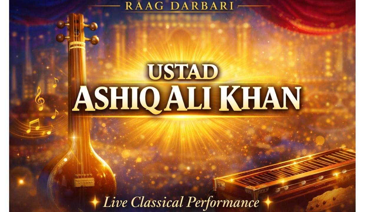 RAAG DARBARI CLASSICAL PERFERMONCE USTAD ASHIQ ALI KHAN