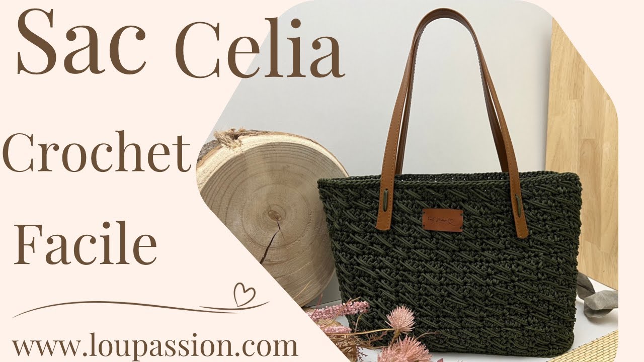 Sac Celia au crochet facile #loupassion #crochet #creative #crochetdebutant #magicbag #crochetbag