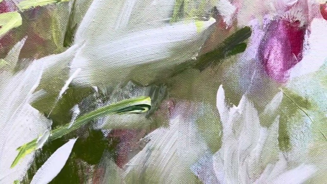 Paradise. Contemporary abstract painting by Viktoria Ganhao.