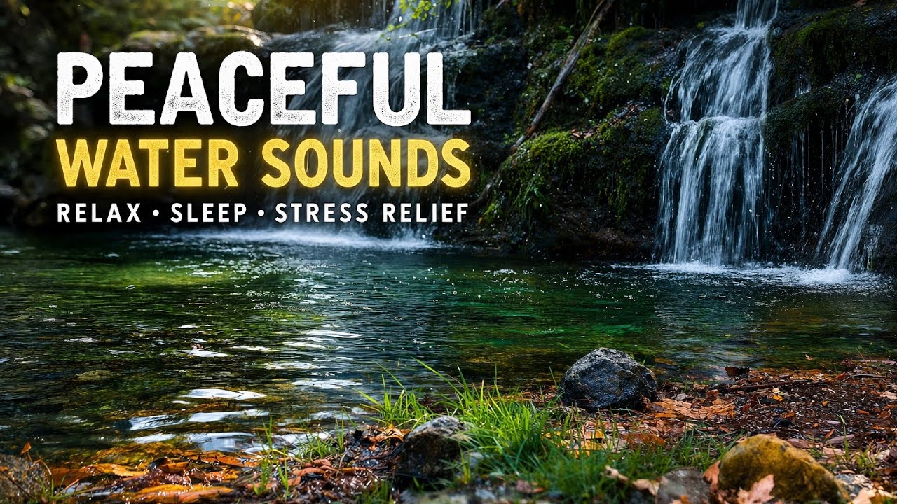 👉 Calm Your Mind with Water Sounds 🌿 Nature Relaxation & Sleep Music