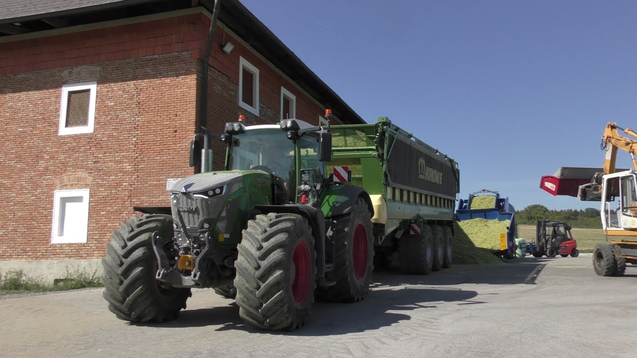 Mais häckseln 2023 | Fendt Vario 942 | Krone Big X 630 | Maisballen pressen | 5x Fendt