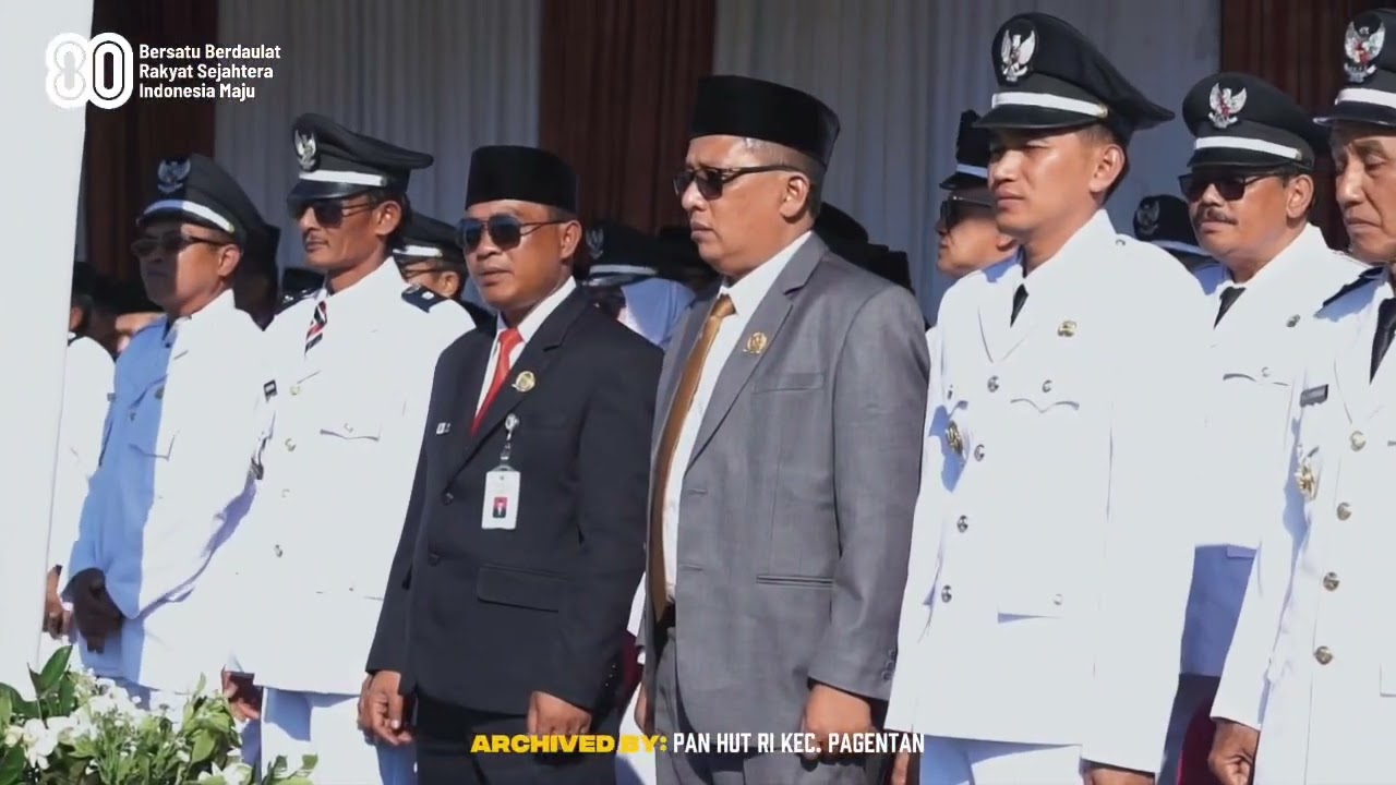 Flashback Pelaksanaan Upacara HUT RI Ke-80 Kecamatan Pagentan, Kabupaten Banjarnegara