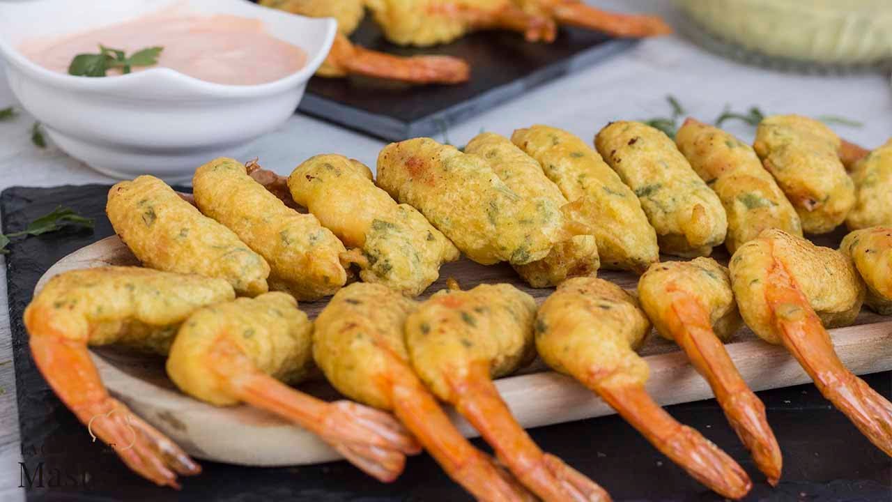 Gambas o langostinos en gabardina un tutorial completo de La Cocina de Masito