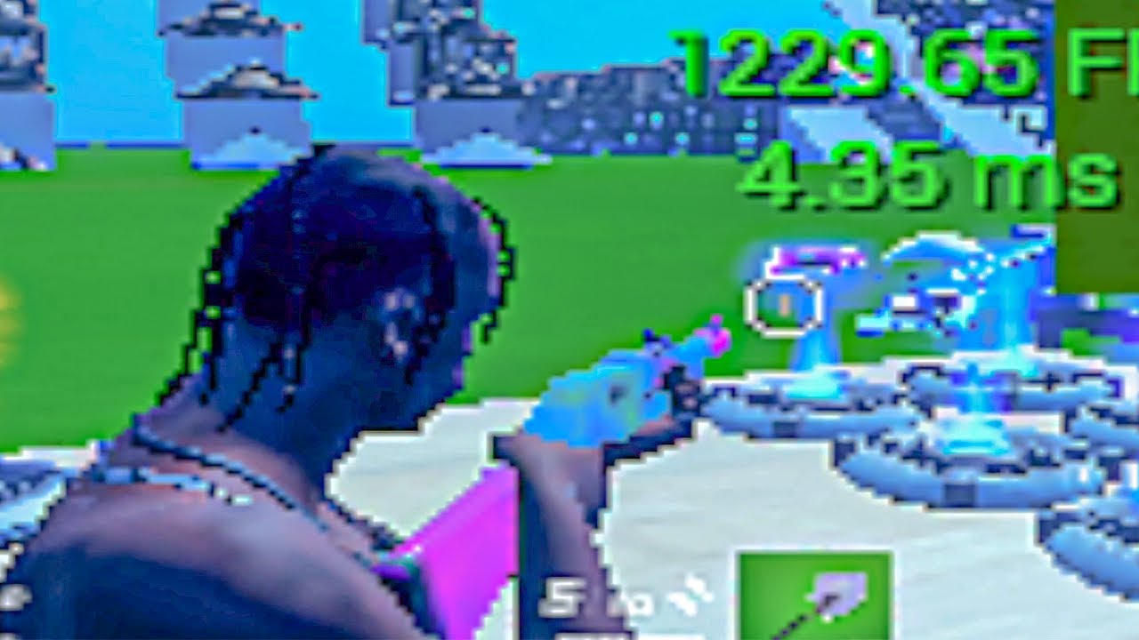 JOGUEI FORTNITE COM A MENOR RESOLU&Ccedil;&Atilde;O POSS&Iacute;VEL...