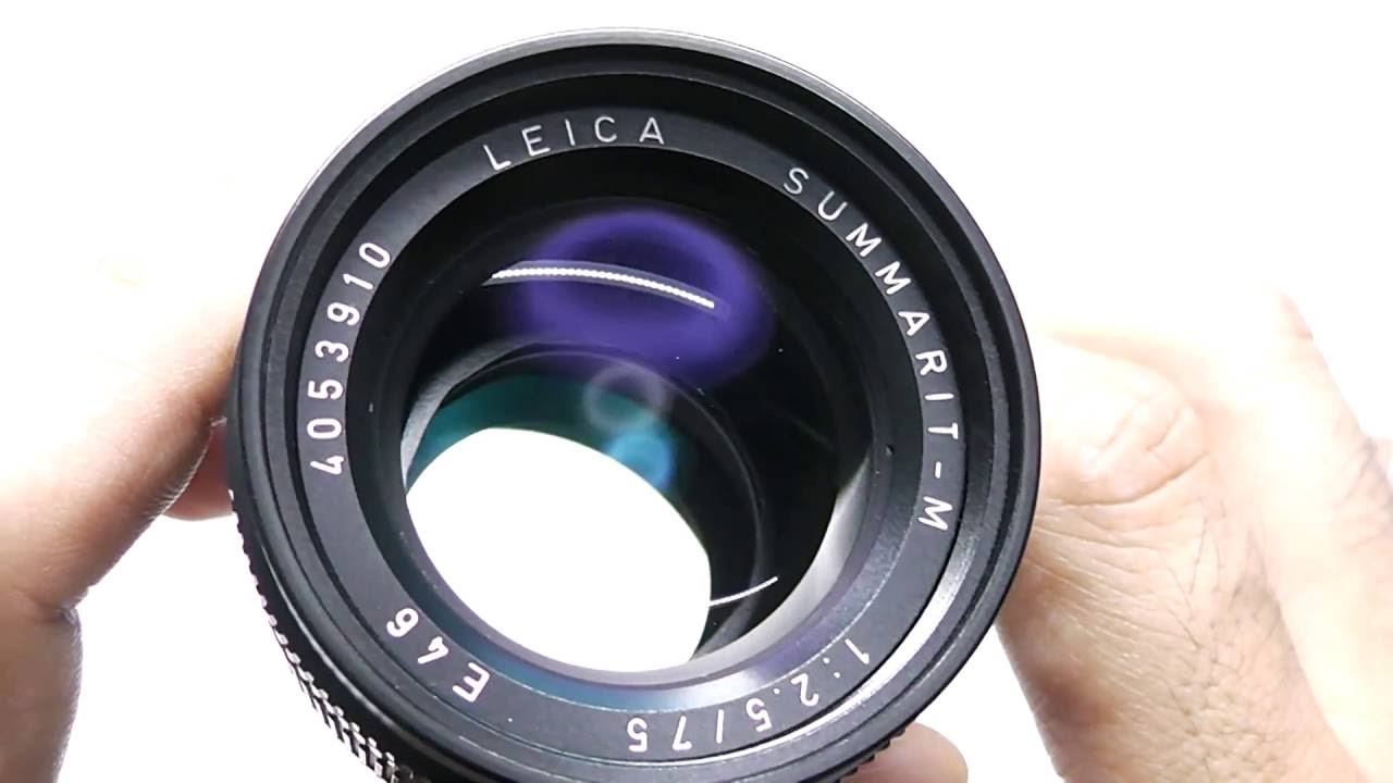 LEICA ライカ Summarit ズマリット 75mmF2.5 元箱、ポーチ、取説