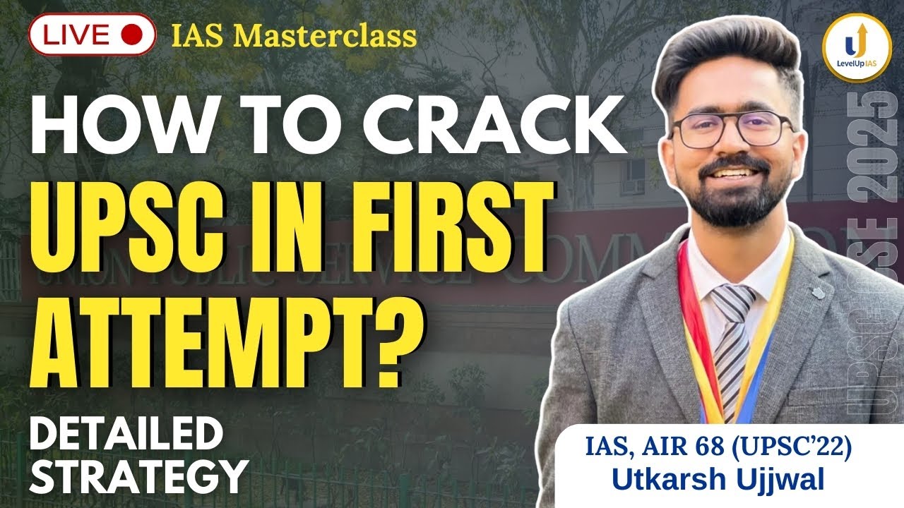 Detailed strategy for UPSC CSE 2025 | IAS, AIR 68 Utkarsh Ujjwal @TripodUPSC | UPSC in 1st attempt
