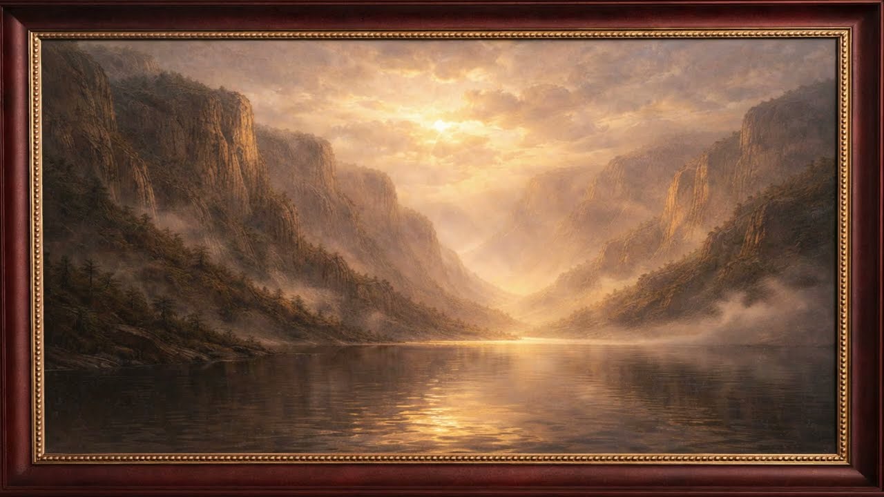 Tranquil Mystical Mountains 4K Frame TV Screensaver
