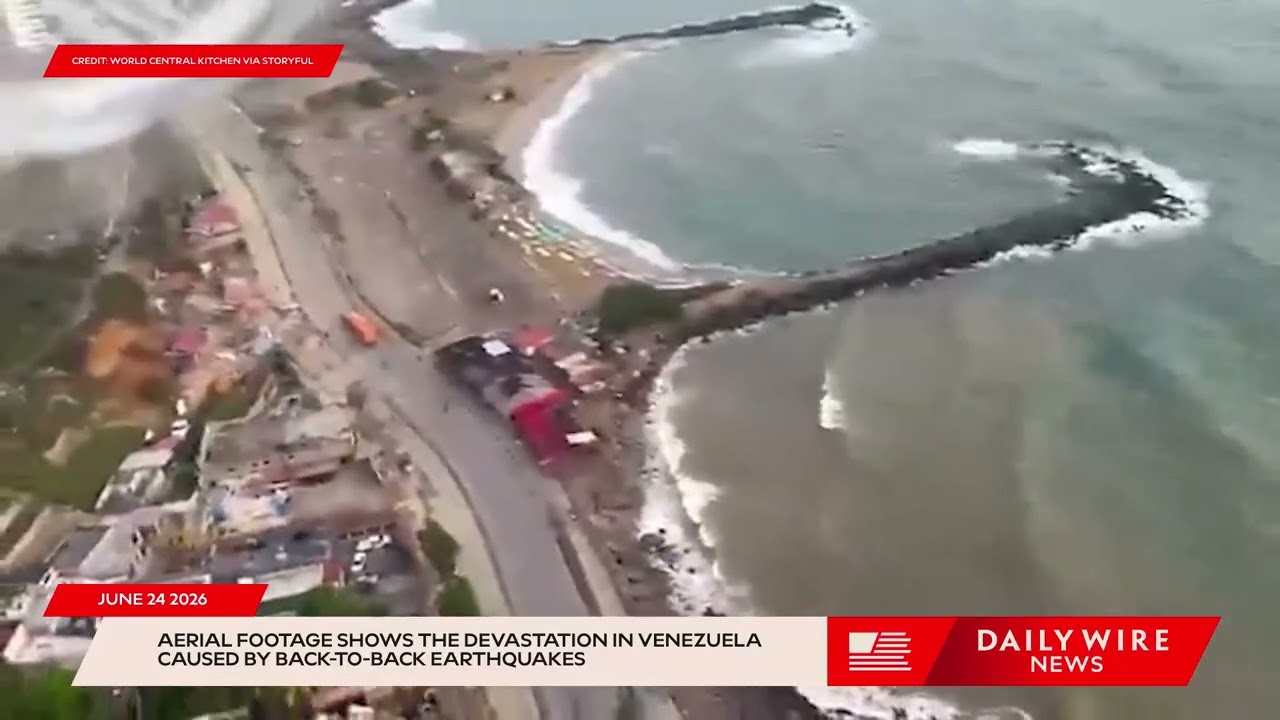 Aerial Footage Shows the Devastation in Venezuela Caused by Back-to-Back Earthquakes