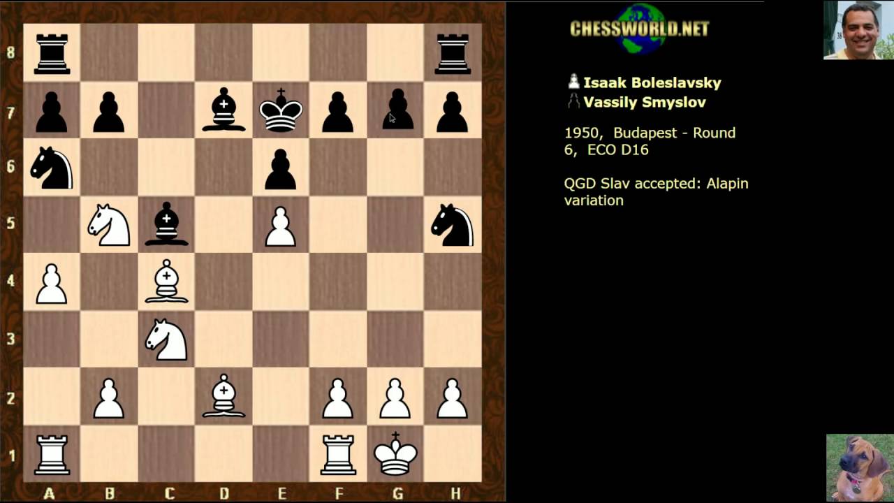 Evolution of Chess Style #171 : Isaac Boleslavsky vs Vasily Smyslov Budapest Candidates (1950)