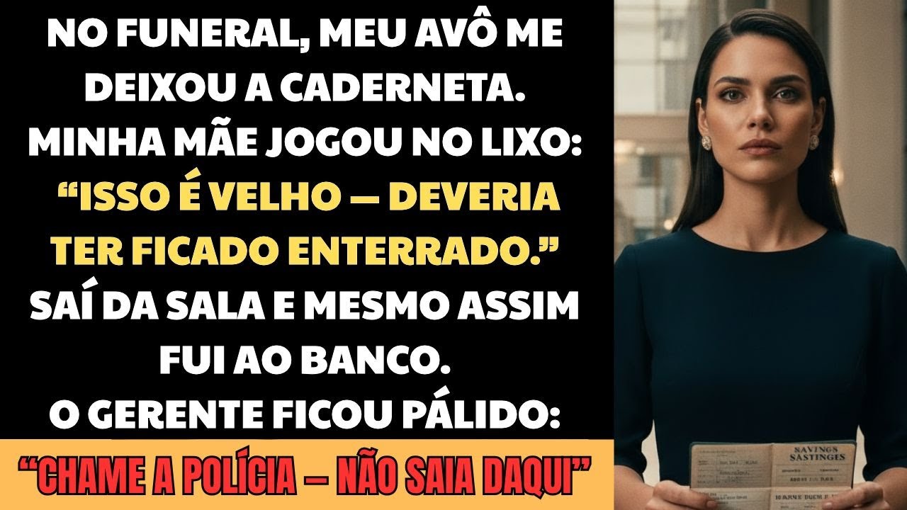 “Essa caderneta devia ficar enterrada” — minha mãe jogou fora, mas o gerente do banco…