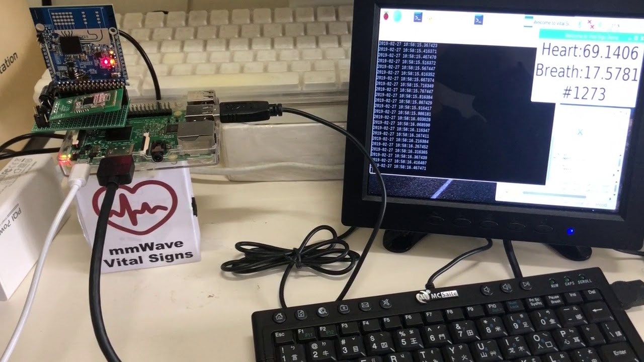 mmWave Vital Signs Detection with Raspberry Pi & Python (VSD)