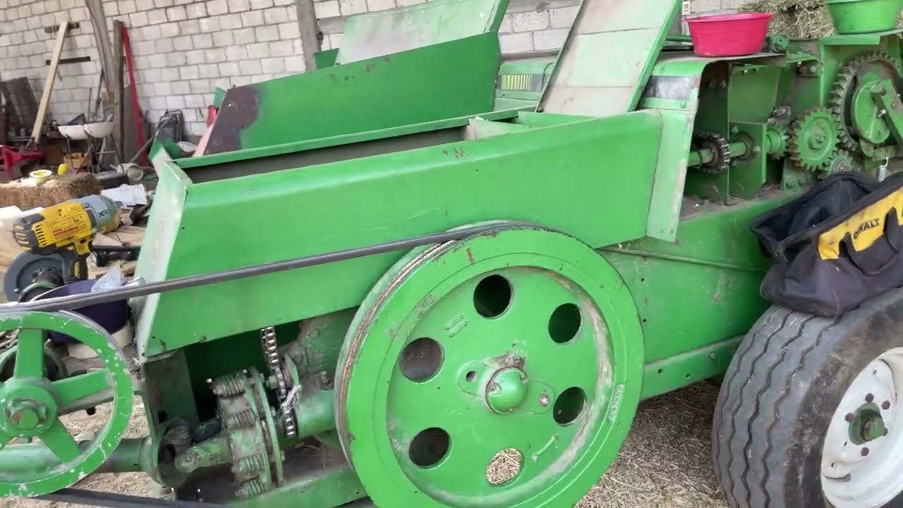 Dando fin ala reparación de está empacadora JOHN DEERE 346