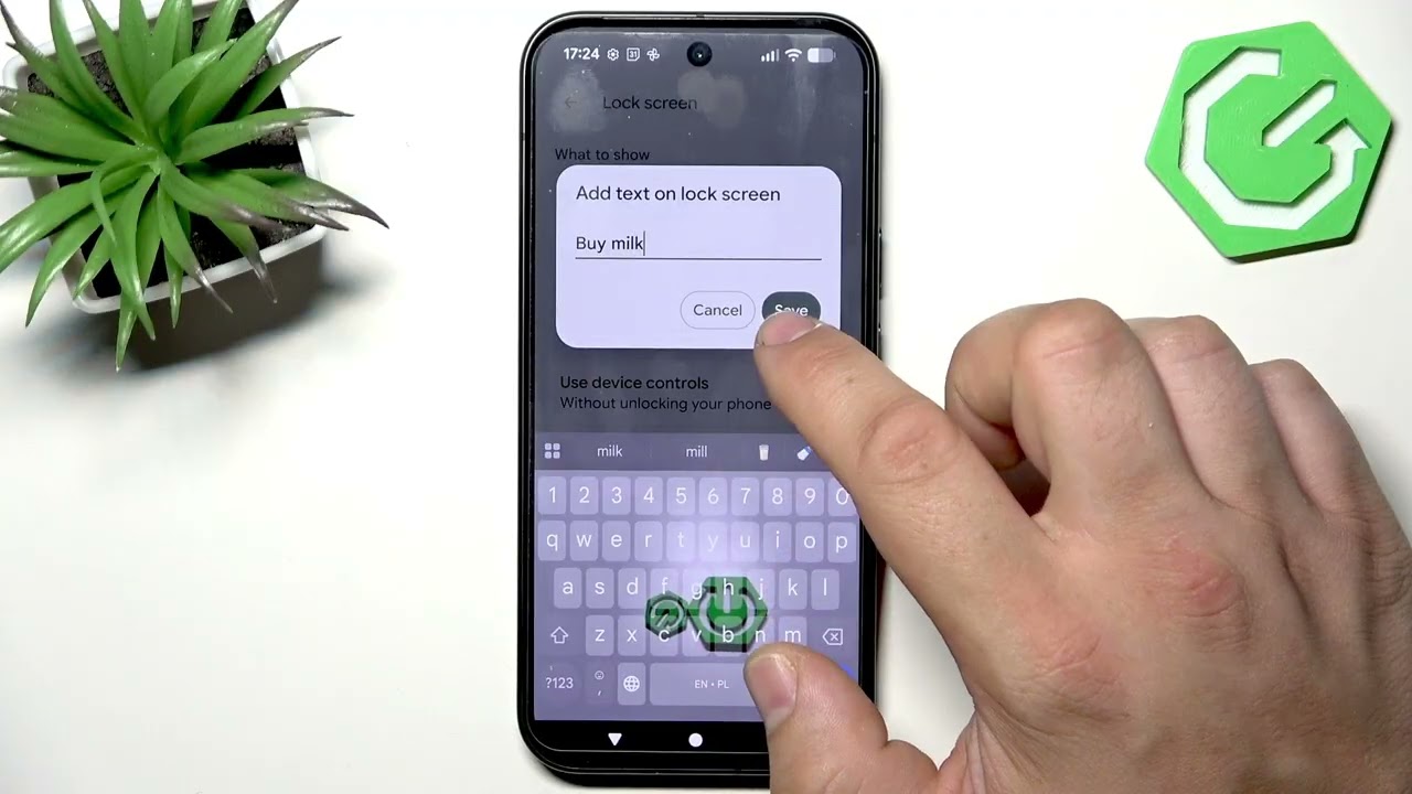 Google Pixel 10 Pro - How to Add Text to Lock Screen
