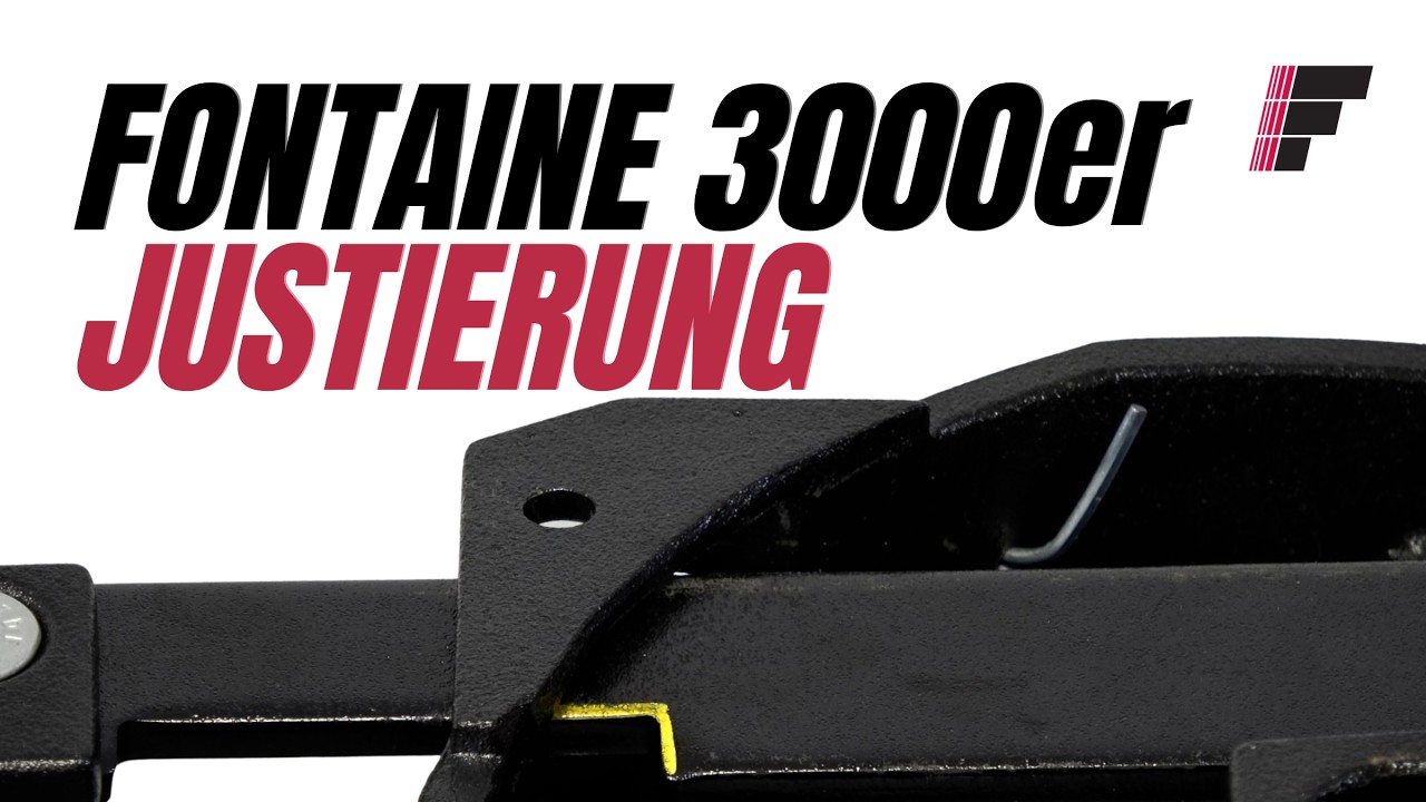 Fontaine Sattelkupplung 3000 mit 6 simplen Schritten justieren