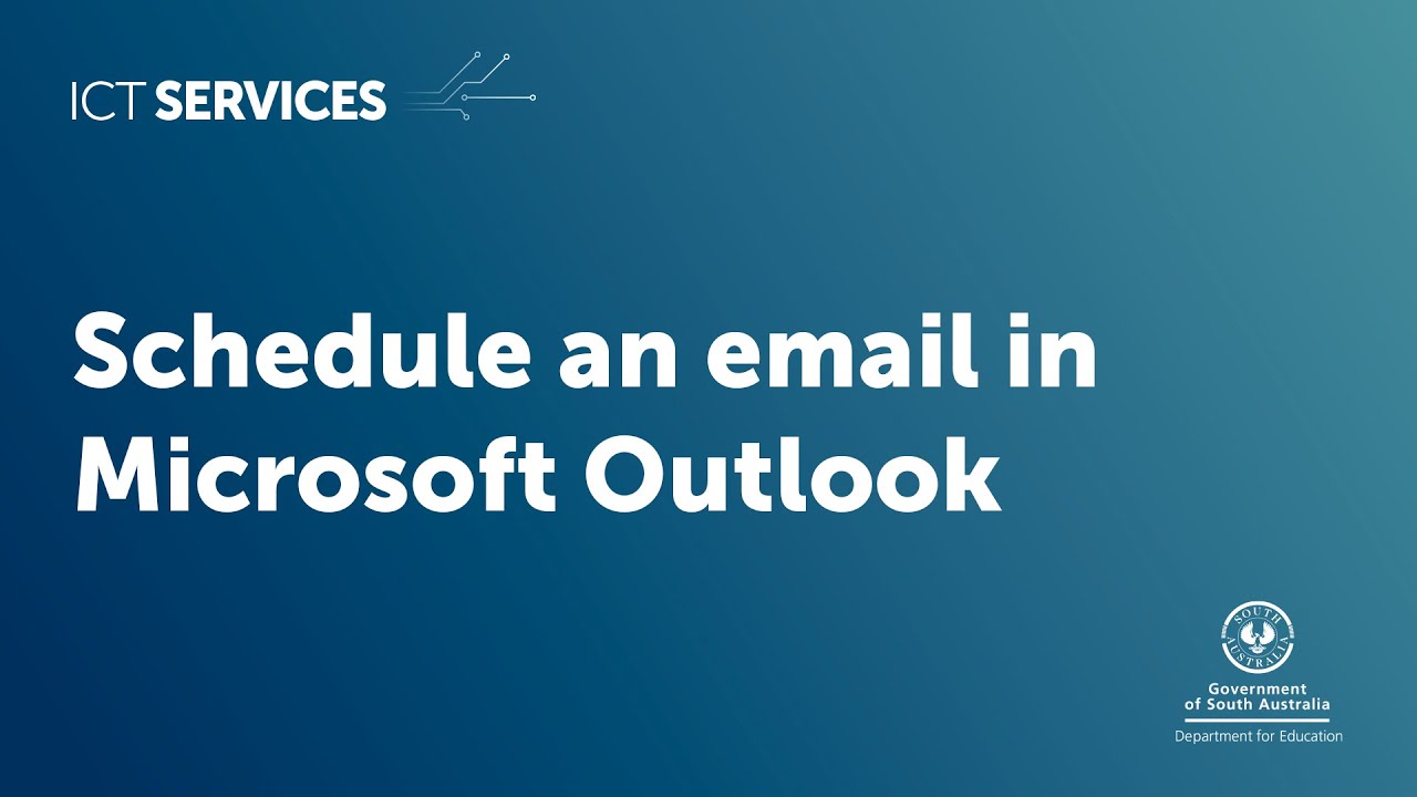 Microsoft Outlook - Schedule an email in the Outlook desktop app