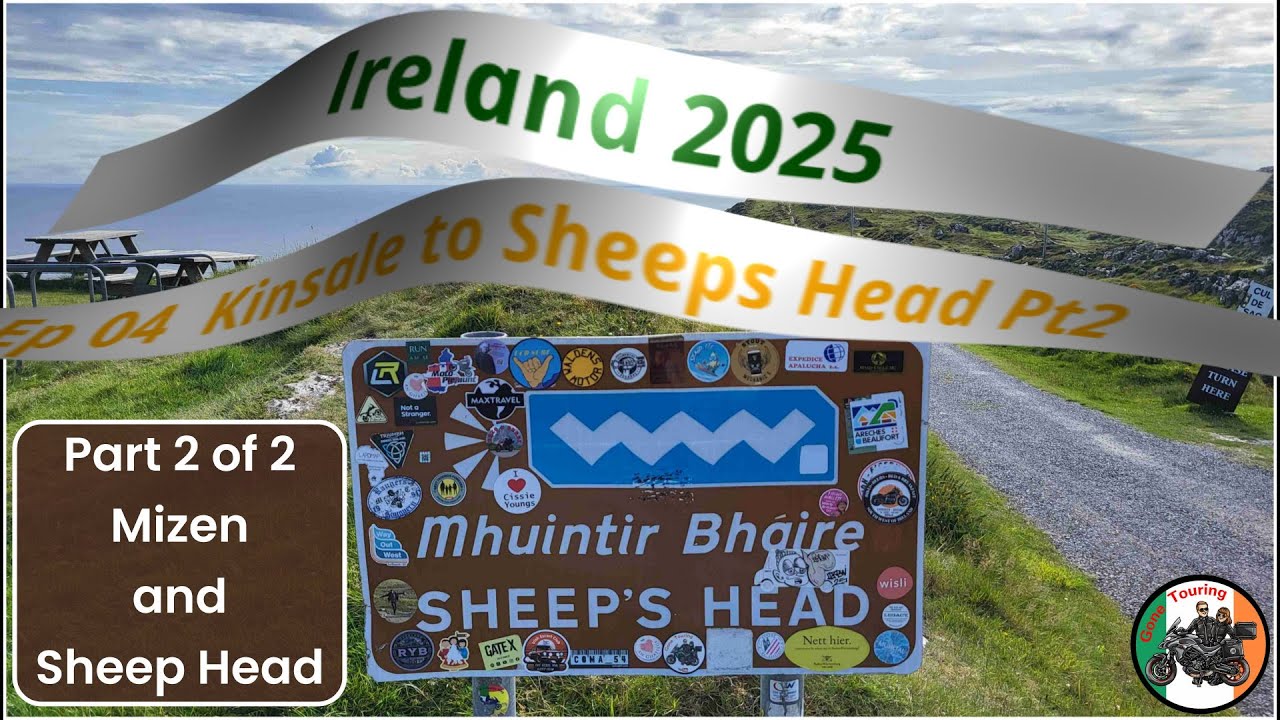 🏍 Day 4 Ep 2  Ireland, Mizen Head and Sheeps Head Peninsulas by Motorbike  🏍