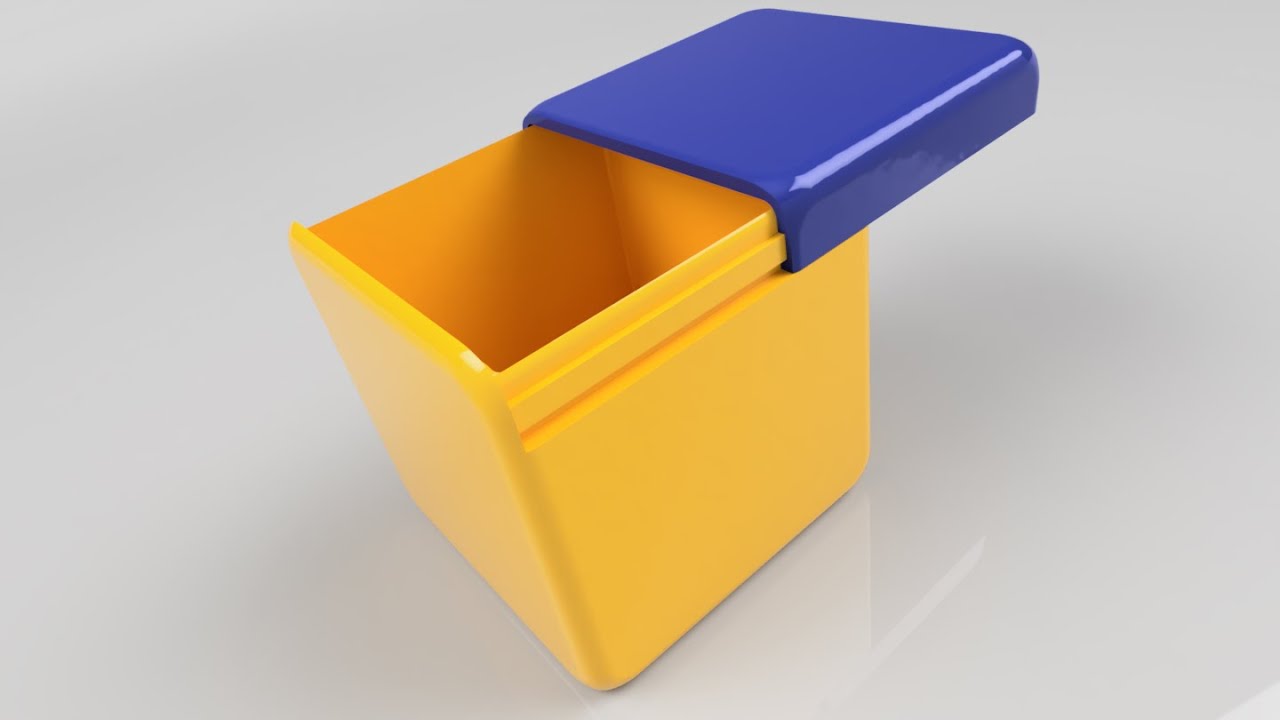 Box mit Schiebe Deckel 3D Druck Fusion 360 Tutorial Deutsch CAD